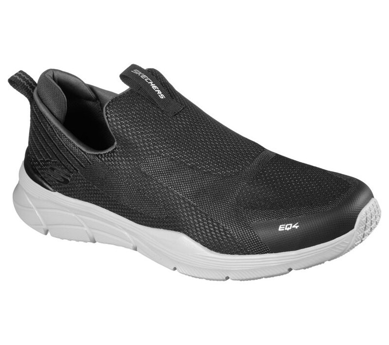 Skechers Relaxed Fit: Equalizer 4.0 - Baylock - Mens Slip On Shoes Black/Grey [AU-ZQ2067]